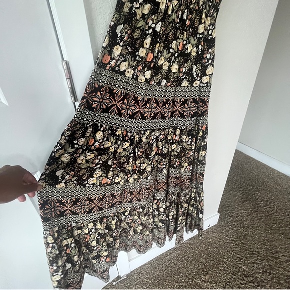 Angie Tiered floral maxi dress sz Small - Picture 7 of 10